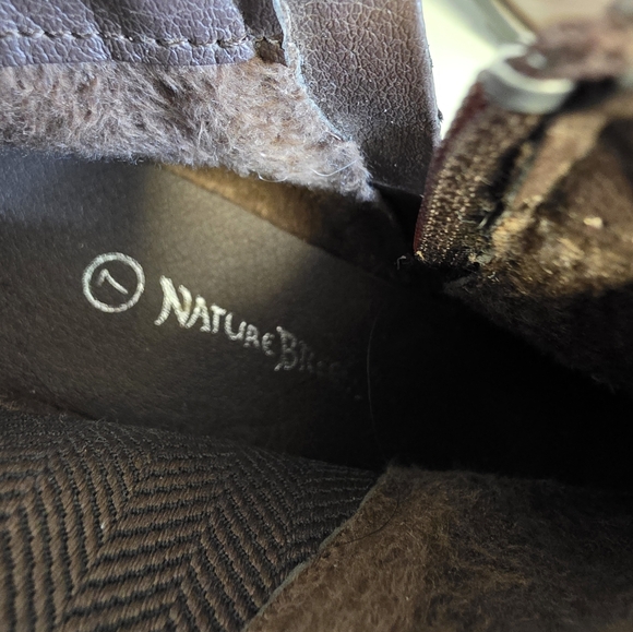Nature Breeze Brown Ankle Boots With‎ Heel Zip Up Size 7 - Picture 7 of 7